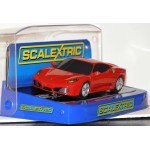 SCALEXTRIC Red Ferrari F430 - DPR in Crystal Display Case