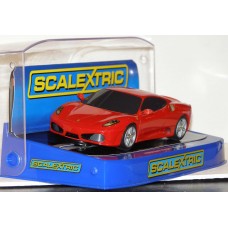 SCALEXTRIC Red Ferrari F430 - DPR in Crystal Display Case