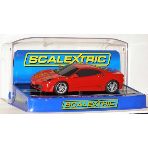 SCALEXTRIC Red Ferrari F430 - DPR in Crystal Display Case - Papamallard