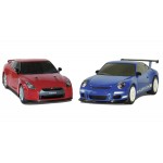 SCALEXTRIC Nissan GTR & Porsche 997 Twin Pack C3129