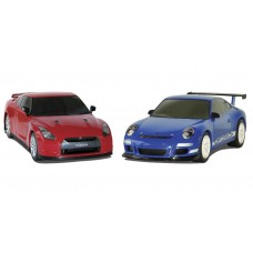 SCALEXTRIC Nissan GTR & Porsche 997 Twin Pack C3129