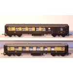 HORNBY RAKE of TWO CORNISH PULLMAN CORRIDOR COACHES ‘ROSEMARY’ & ‘CAR No.65’