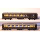 HORNBY RAKE of TWO CORNISH PULLMAN CORRIDOR COACHES ‘ROSEMARY’ & ‘CAR No.65’