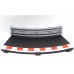 SCALEXTRIC Radius 2 Inner Borders and Barriers Black / Red / White 