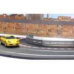 SCALEXTRIC Radius 2 Inner Borders and Barriers Black / Red / White 