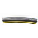 SCALEXTRIC Radius 2 Outer Borders & Barriers Black / Yellow x FOUR